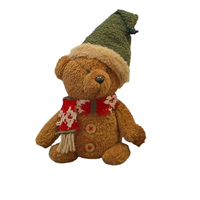 Christmas Bear with Red Scarf