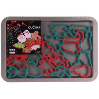 Baking Tray and Christmas Cookie Cutter Set 22pc