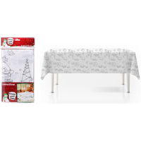 Colour Your Own  Christmas Tablecloth