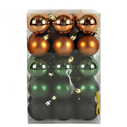 Bauble Christmas Decoration  Set  30 x  6cm 