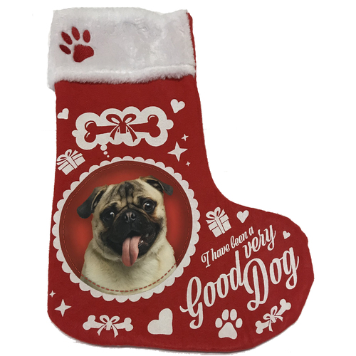 Good Dog Christmas Stocking 40cm