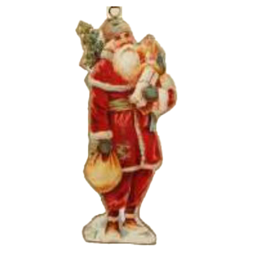 Santa with Gifts Ornament 16 cm