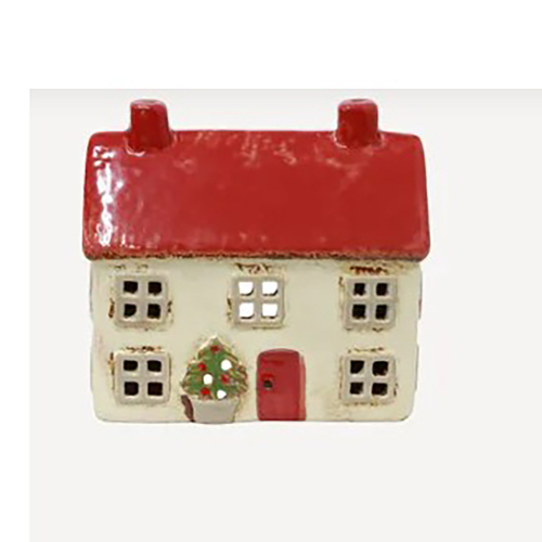 Alsace Tea Light Christmas Cottage  Stone