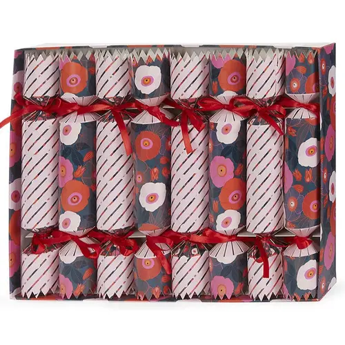 Summer Poppies Crackers 8pk