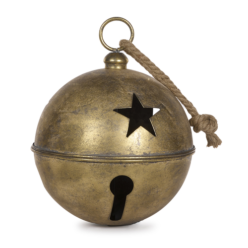 Antique Gold Bell 30cm