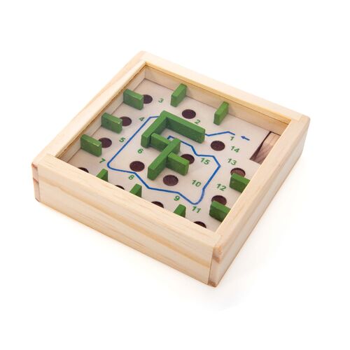 Classic Wooden Maze C Nat/Green