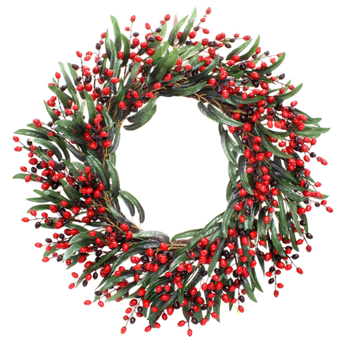 Mixed Berry Christmas Wreath 65cm