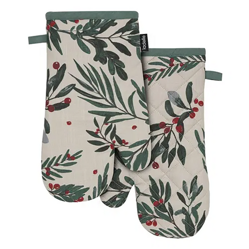 Berry and Greenery Christmas Oven Mitt 2 PK.