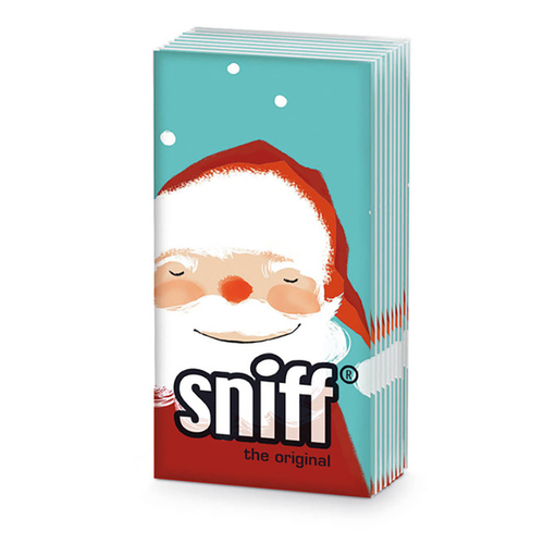 Sniff Pocket Tissues Hey Santa