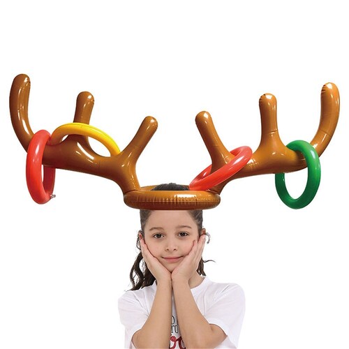 Inflatable Antler Ring Toss Christmas Game