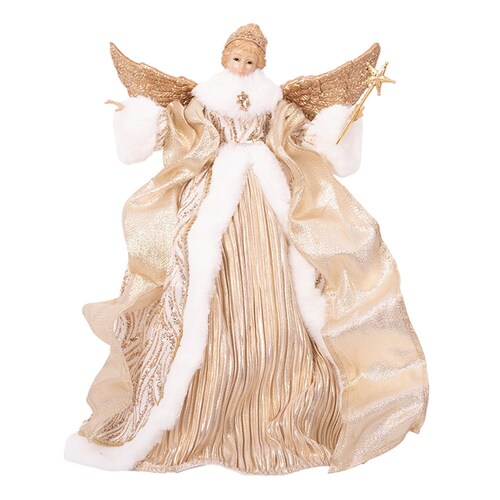 Champagne Angel Tree Topper 39cm