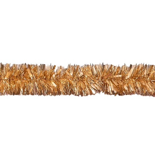 Gold  Mixed Strand Christmas Tinsel 2.0m