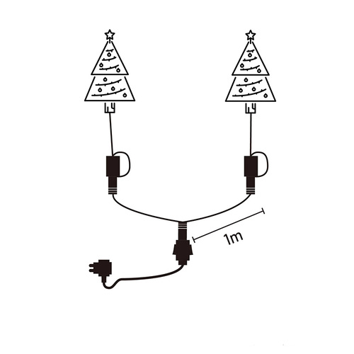 Christmas Tree Light Splitter - Clear