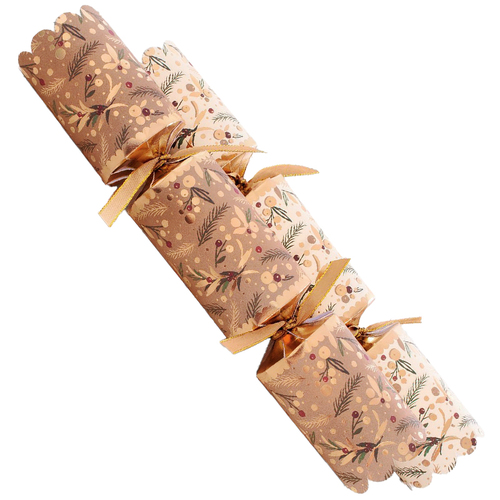 Goldberry  Kraft 64 Christmas Christmas Crackers  31cm