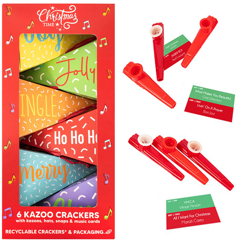 Pyramid Kazoo Christmas Crackers