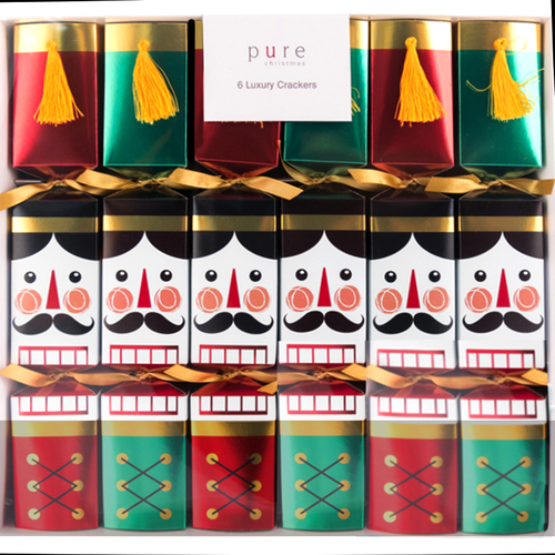 Nutcracker XL Christmas Crackers 6pk