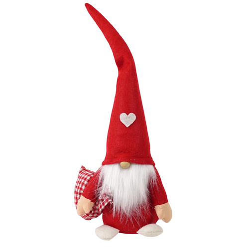 Cardiff Red Santa with Pokadot Hat 35cm
