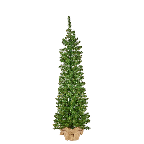 LED Christmas Tree with Hessian Base  120cm