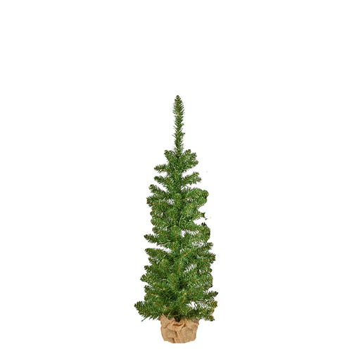 LED Christmas Tree with Hessian Base 90cm