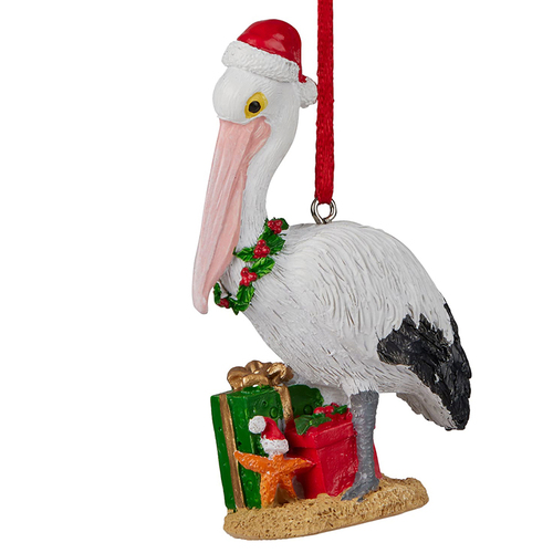  Pelican Hanging Christmas Ornament 8.5cm