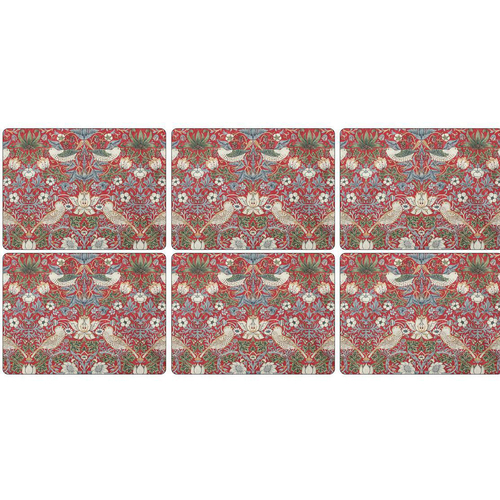 Strawberry Thief  William Morris and Co Christmas Placemats