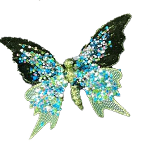 Green Butterfly Clip