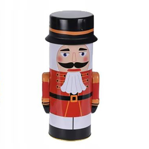 Christmas Nutcracker Tin Red