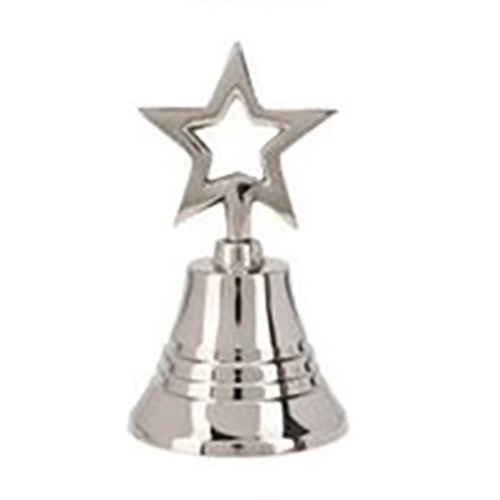 10 cm Nickel Hand Bell with Star